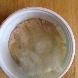 Only half the lock in hydrogen peroxide and it's doing something already not quite fizzing but the tips unlocked in seconds