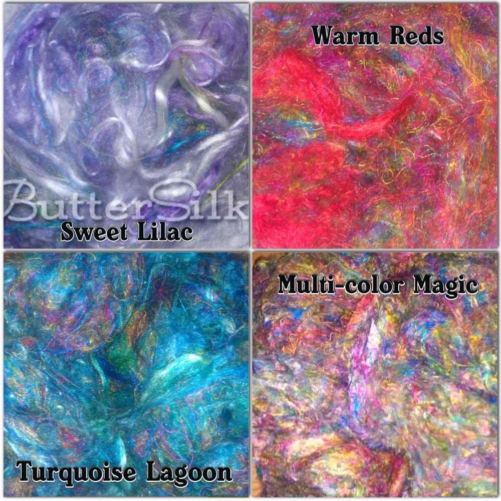 Blue Barn Fiber  Buttersilk These are just four of the many colors she offers... And if you have a color in mind, that's not there, not already made, seriously just message her and she does her best to make it happen